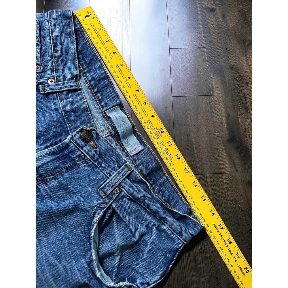 Levi's 559 Relaxed Straight Jeans Mens 34x32 Blue Denim Distressed Baggy Skater